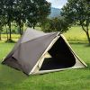 Camping Tent, Easy Setup for 2-3 People, Ventilation Windows, Travel Bag Included