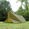 Waterproof Portable Tarp Multifunctional Outdoor Camping Traveling Awning Backpacking Tarp Shelter Rain (Brown 10Ã—10.5ft)