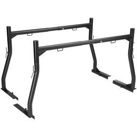 VEVOR Truck Rack, 46-71inch Extendable Truck Ladder Rack, 800 lbs Capacity Steel Ladder Rack for Truck with Non-Drilling J-bolts