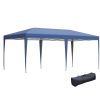 Outsunny 10' x 20' Pop Up Canopy Tent, Heavy Duty Tents for Parties, Outdoor Instant Gazebo Sun Shade Shelter with Carry Bag, for Catering, Events
