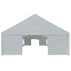 Party Tent PE 19.7'x39.4' Gray