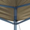 Foldable Tent Pop-Up 9.8'x14.8' Cream White