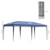 Outsunny 10' x 20' Pop Up Canopy Tent, Heavy Duty Tents for Parties, Outdoor Instant Gazebo Sun Shade Shelter with Carry Bag, for Catering, Events