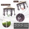 Pop Up Gazeb Party Tent-Coffee and Beige