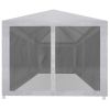 Party Tent with 6 Mesh Sidewalls 19.7' x 9.8'