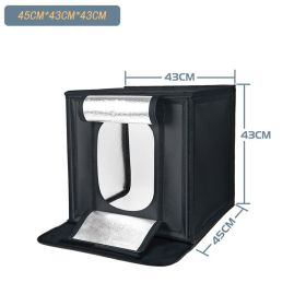 Photography Photo Studio LED Folding Photo Studio Softbox Light box light Tent white Green black background Accessories box