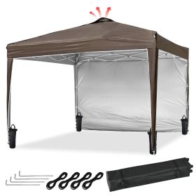 10X10ft Canopy Tent Brown
