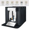 SH 40cm 60cm 80cm Studio Photo Ring LED Light Box 5pc Color Backgrounds Tabletop Lightbox Photography Soft Shooting Tent Box