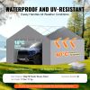 VEVOR Carport Replacement Canopy Cover Side Wall 13 x 20 ft, Garage Tent Shelter Tarp Heavy-Duty Waterproof & UV Protected