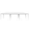 3*9m Non-Cloth PE Cloth Plastic Sprayed Iron Pipe Outdoor Party Tent White