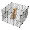 Pet Playpen, Small Animal Cage Indoor Portable Metal Wire Yard Fence for Small Animals, Guinea Pigs