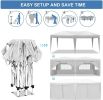 10x20 EZ Pop Up Canopy Outdoor Portable Party Folding Tent with 6 Removable Sidewalls + Carry Bag + 4pcs Weight Bag