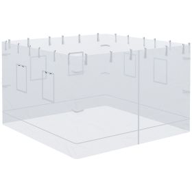 Pop up Canopy Walls, Universal Replacement Netting, Set of 4 Mesh Screen Sidewalls