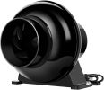 iPower 4 Inch 195 CFM Duct Inline Ventilation Fan Air Circulation Vent HVAC Exhaust Blower for Grow Tent, Greenhouses, Basements or Kitchens, Lite