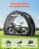 Outdoor Bike Storage Tent Fan-Shaped Waterproof Bike Tent for 1 to 2 Bikes
