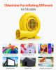 VEVOR Inflatable Blower, 750W&950W, 1.3 HP Bounce House Blower, Pump Commercial Air Blower for Inflatables