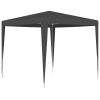 Professional Party Tent 8.2'x8.2' Anthracite 0.3 oz/ft²