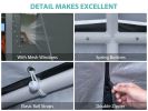 Sannwsg 10x16 Heavy Duty Carport Canopy - Extra Large Portable Car Tent Garage with Roll-up Windows and All-Season Tarp Cover
