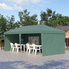 10' x 20' Pop Up Canopy party Tent with 4 Sidewalls , Green -AS