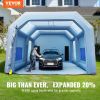 VEVOR Inflatable Paint Booth, 33x20x13ft Inflatable Spray Booth, High Powerful 950W+1100W Blowers Spray Booth Tent