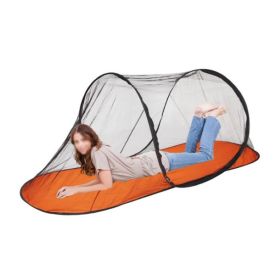 Portable Boat Type Outdoor Camping Mosquito Net Tent (Type: Tent, Color: Orange Bottom)