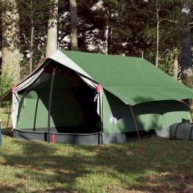 Camping Tent 2-Person Green Waterproof (Color: Green)