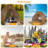 Pop Up Beach Tent Sun Shade Shelter Anti-UV Automatic Waterproof Tent Canopy for 2/3 Man w/ Net Window Storage Bag for Outdoor Beach Camping Fishing P