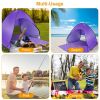 Pop Up Beach Tent Sun Shade Shelter Anti-UV Automatic Waterproof Tent Canopy for 2/3 Man w/ Net Window Storage Bag for Outdoor Beach Camping Fishing P
