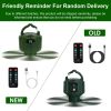 Portable Camping Ceiling LED Fan 10400mAh USB Battery Powered Hanging Tent Lantern Fan Power Bank with 3 Fan Speed 3 Light Brightness Smart Timer Disp